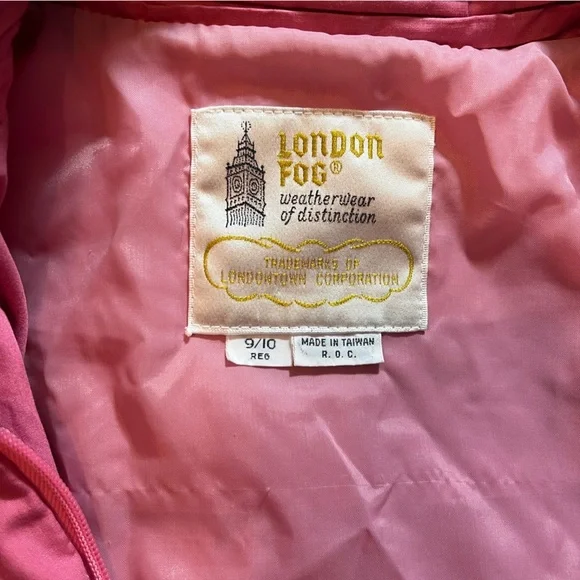 Vintage 80's London Fog Women's Pink Members Only Jacket Size 9/10 Retro - Picture 6 of 10